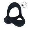Tri O Ergo Silicone Cockring - Black